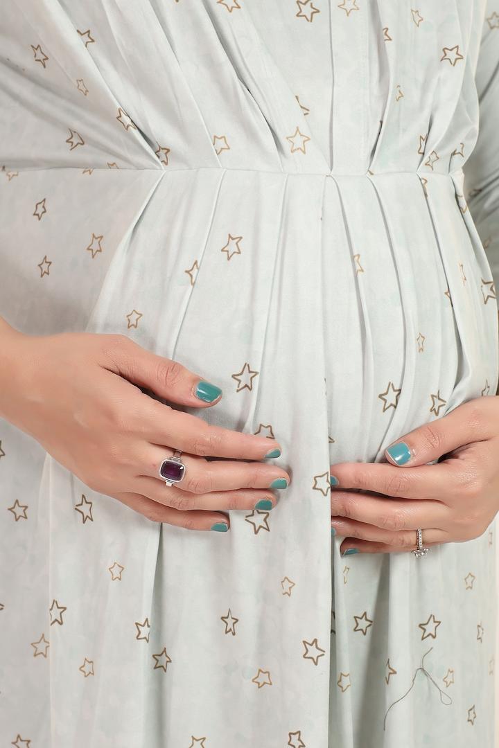 Moonshine Printed Maternity Feeding Dress