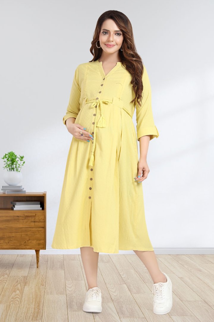 Mango Mist Dobby Feeding Dress