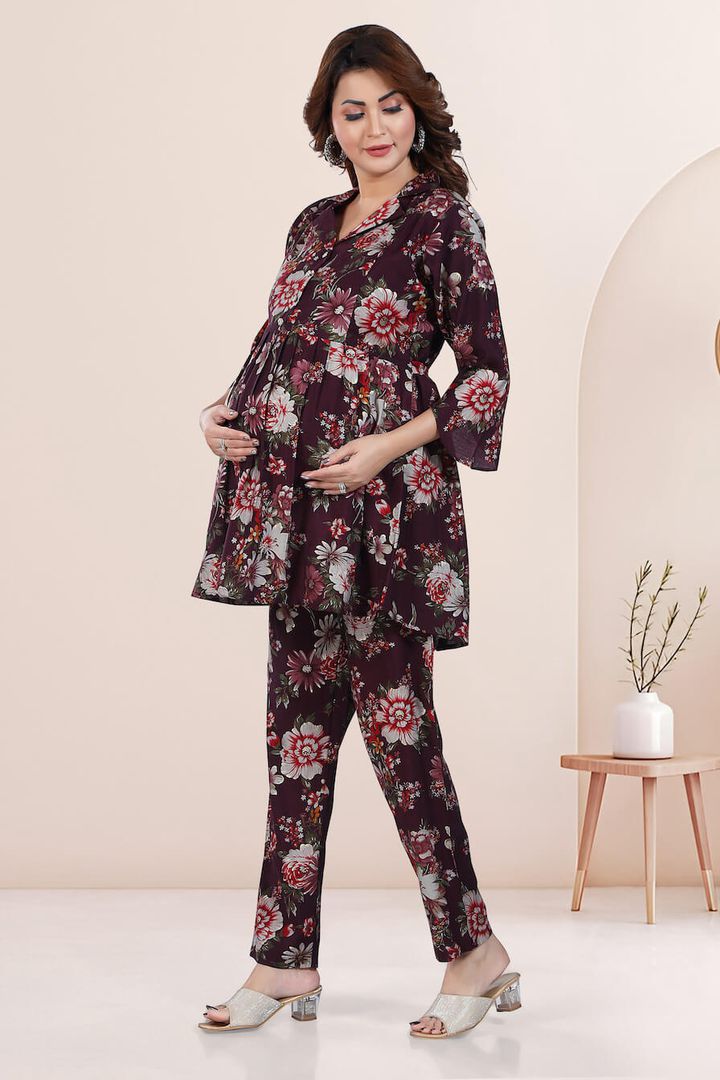 Foil print Co'ord Feeding Set