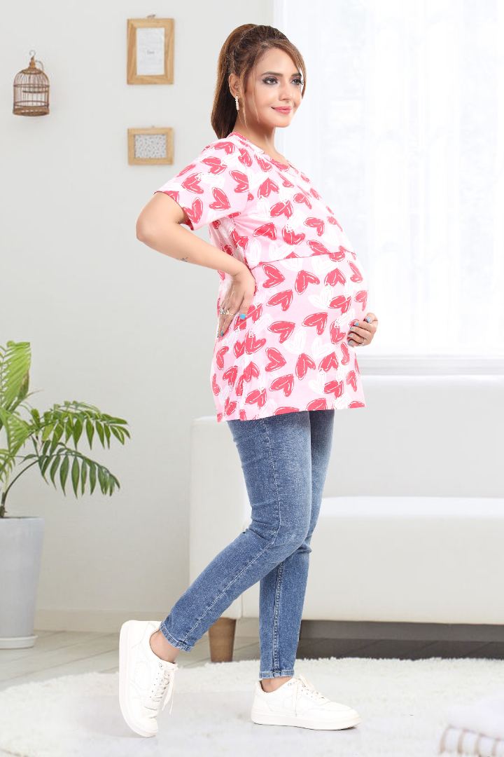 Ballet Pink Zipless Feeding T shirt