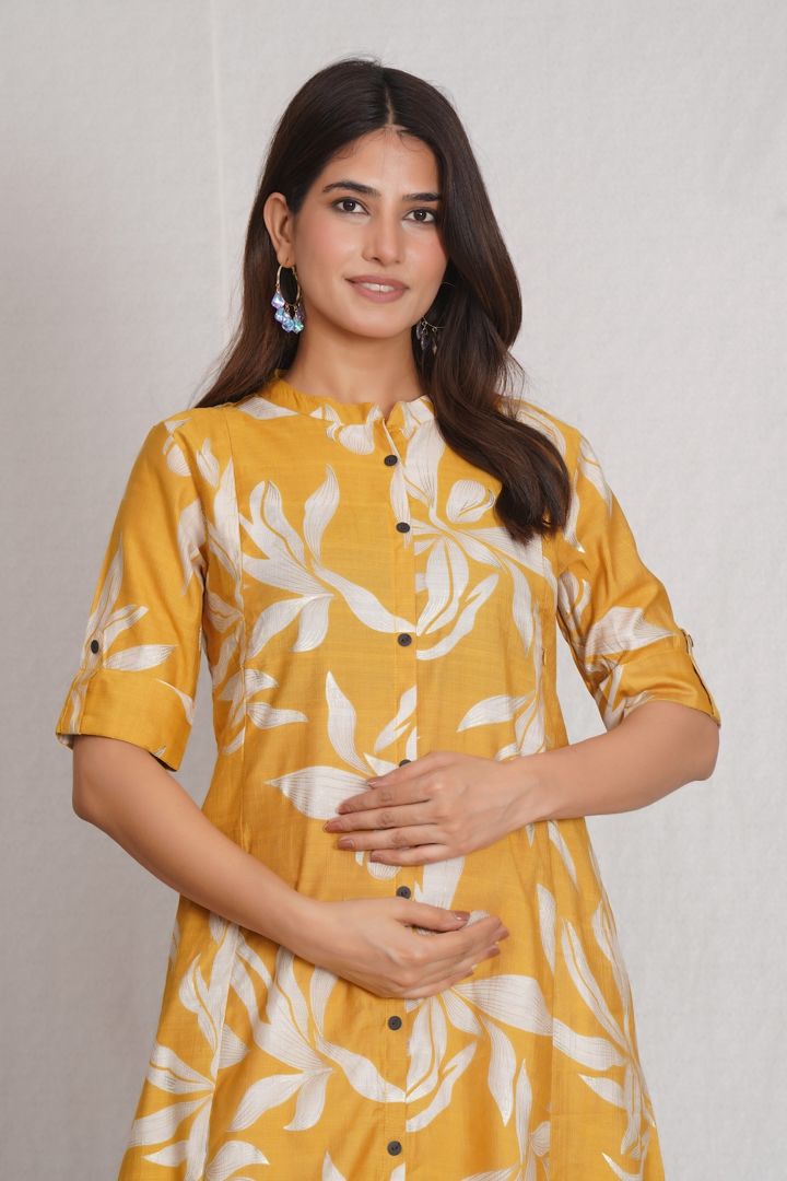 Sunshine Petals Maternity Kurta