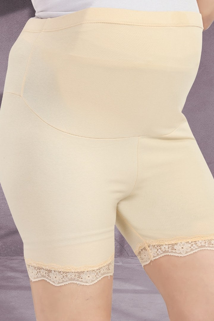 Coffee Cream Maternity Bloomer