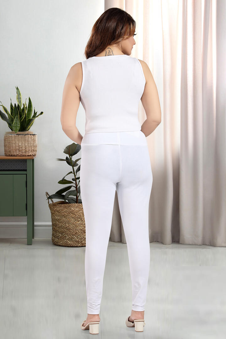 White Maternity Leggings