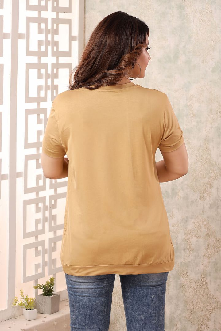 Cross Over Brown Feeding Top