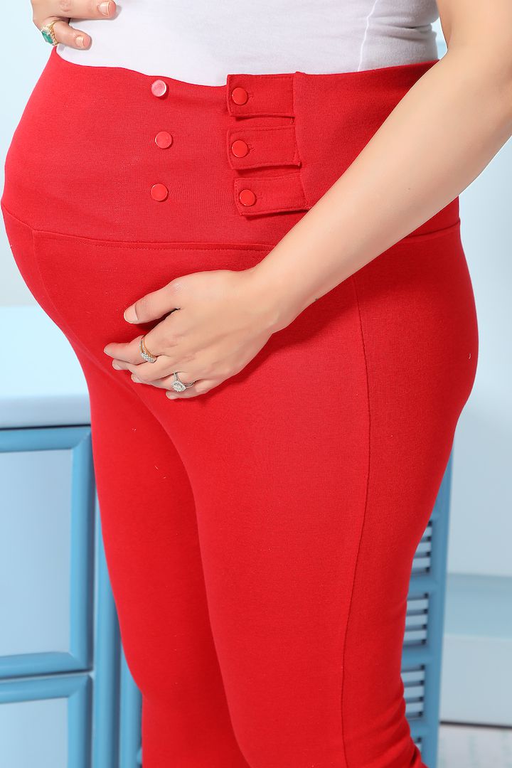 Ravishing Red Maternity Pant