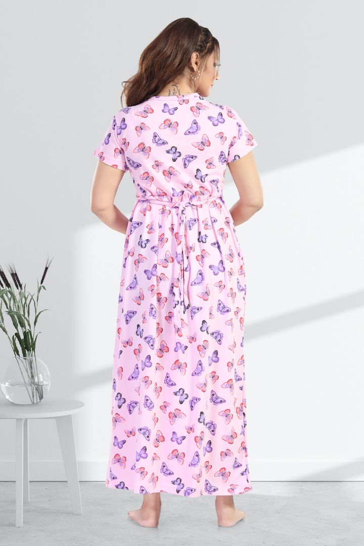 Baby Pink Butterfly Feeding Nightie