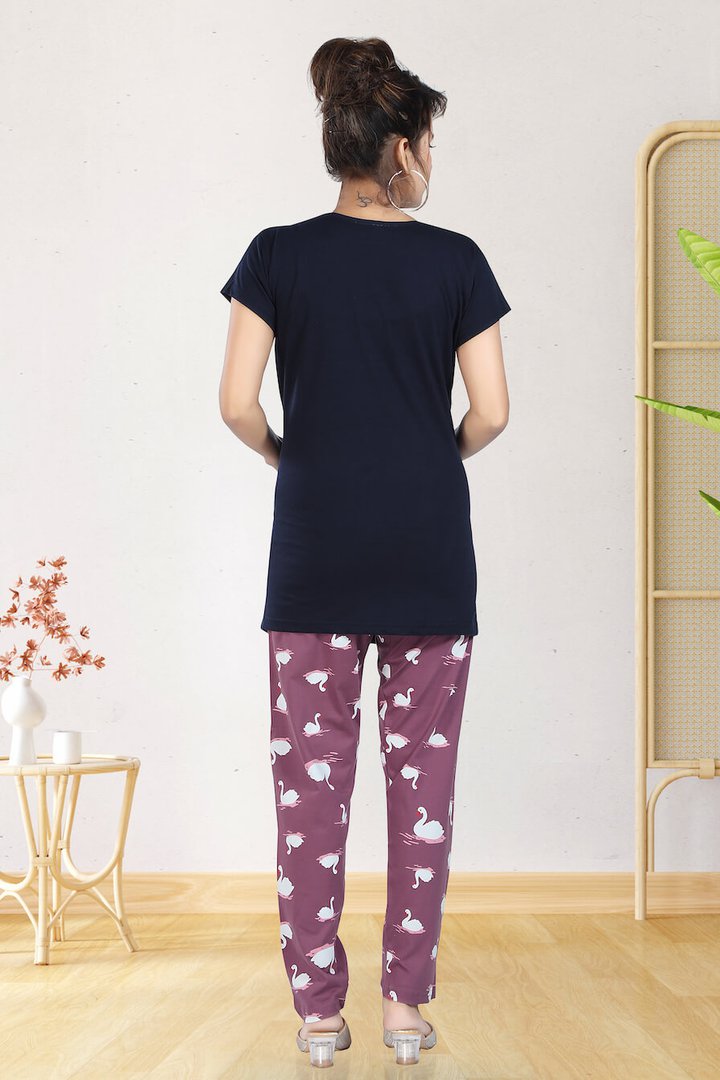 Printed Feeding Pyjama Set