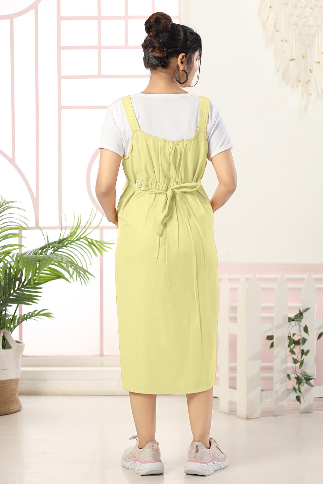 Pinafore Feeding Dress with T-shirt