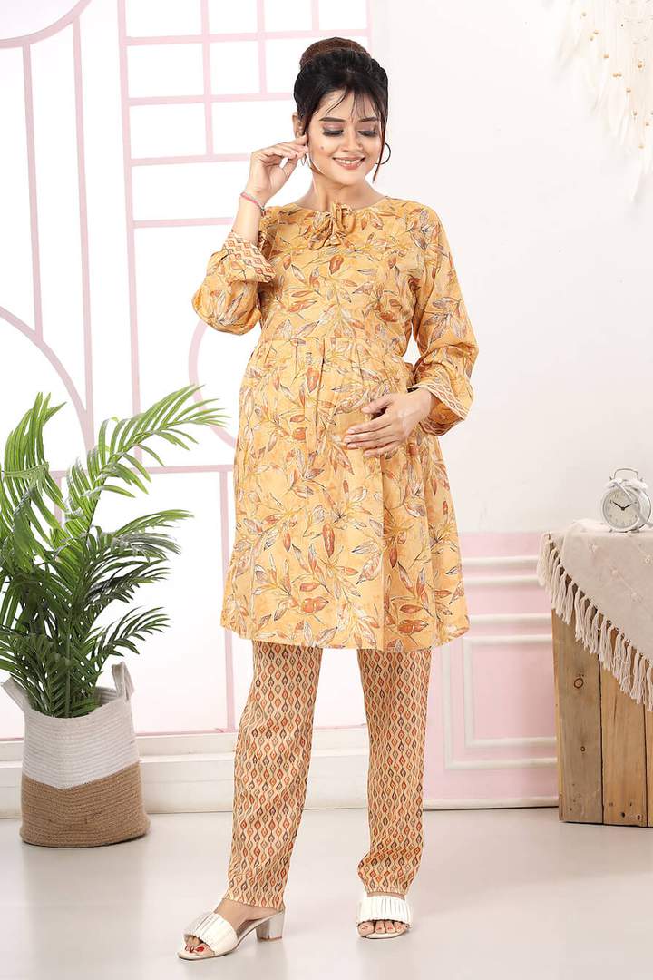 Slub Co'ord maternity Set