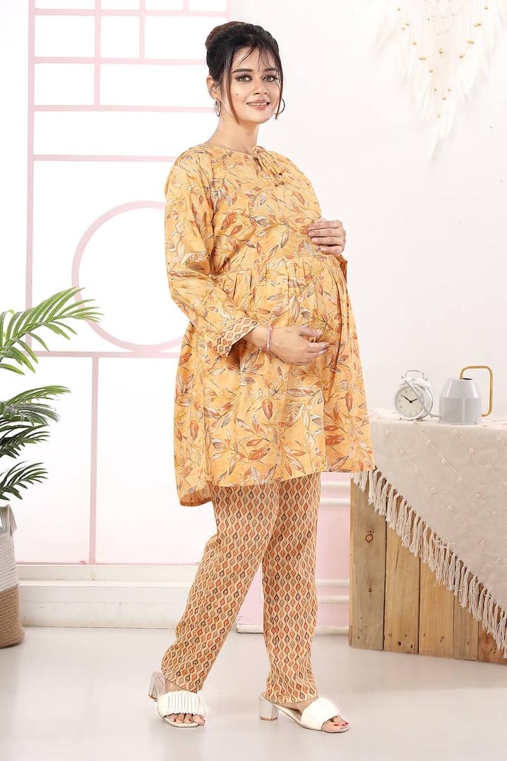 Slub Co'ord maternity Set