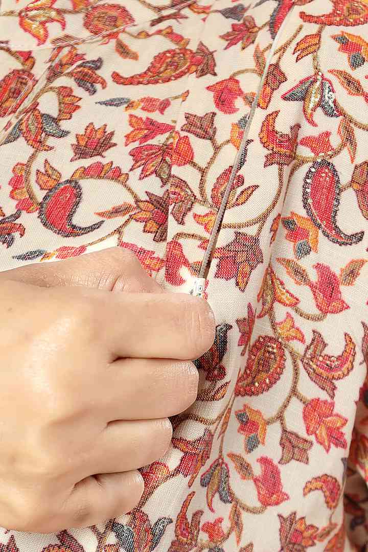 Paisley Printed Maternity Kurti