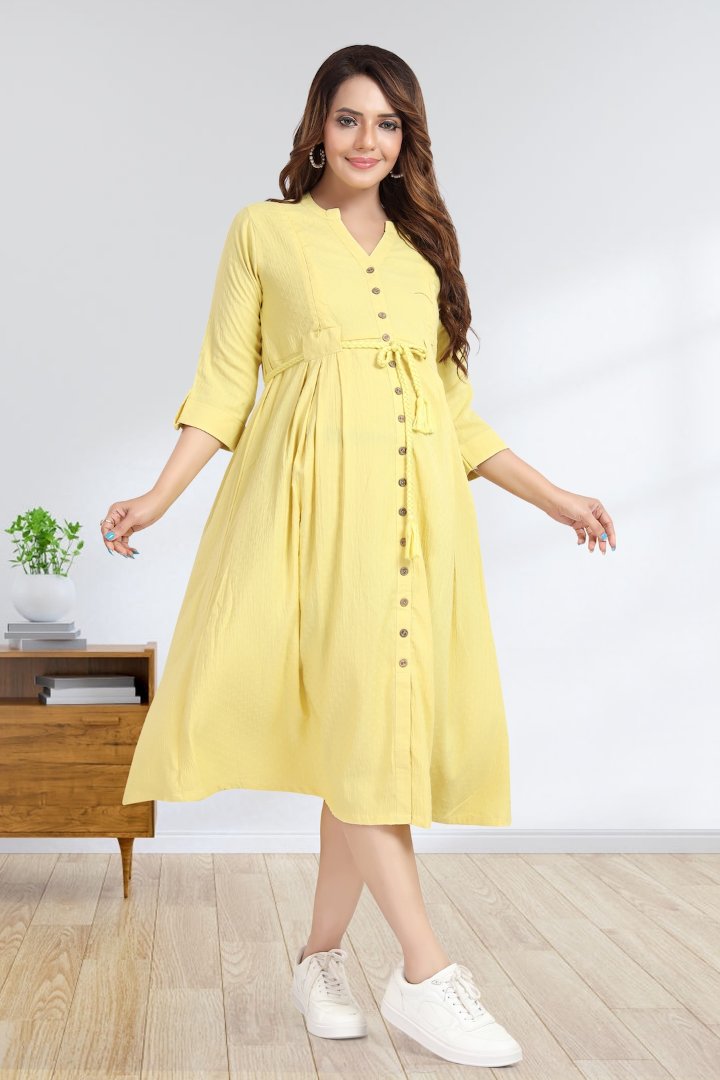 Mango Mist Dobby Feeding Dress
