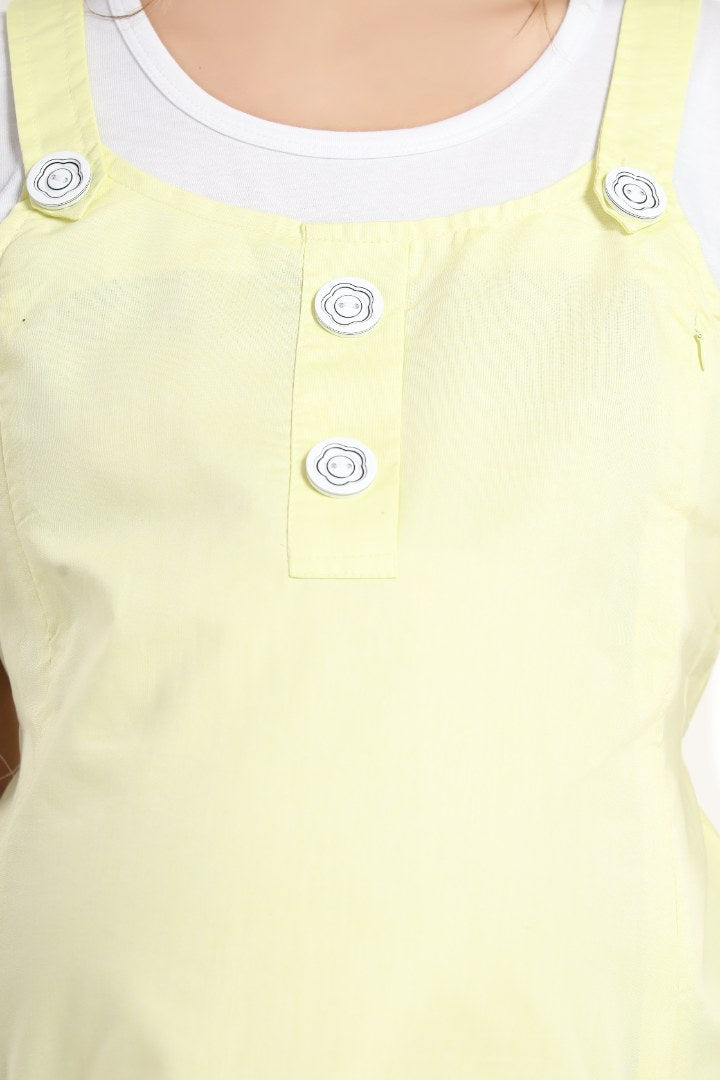 Pinafore Feeding Dress with T-shirt