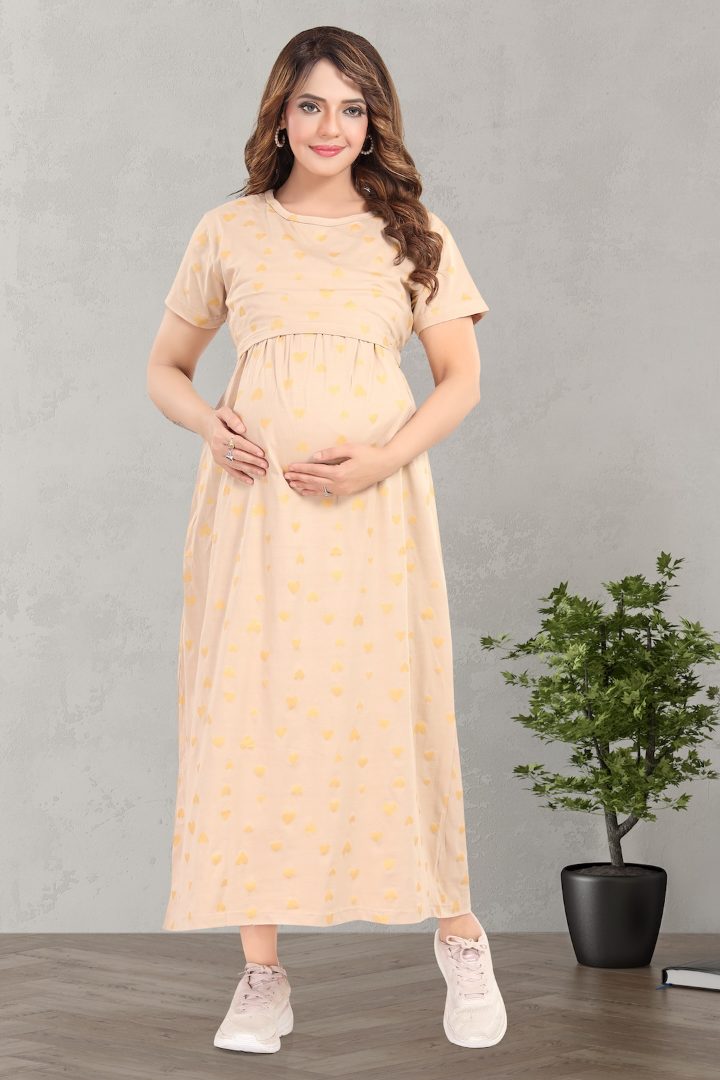 Desert Sand Shimmer Feeding Nightie