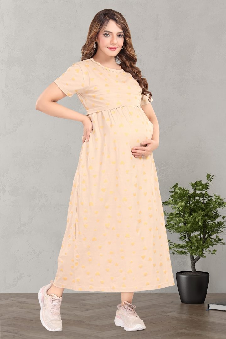 Desert Sand Shimmer Feeding Nightie