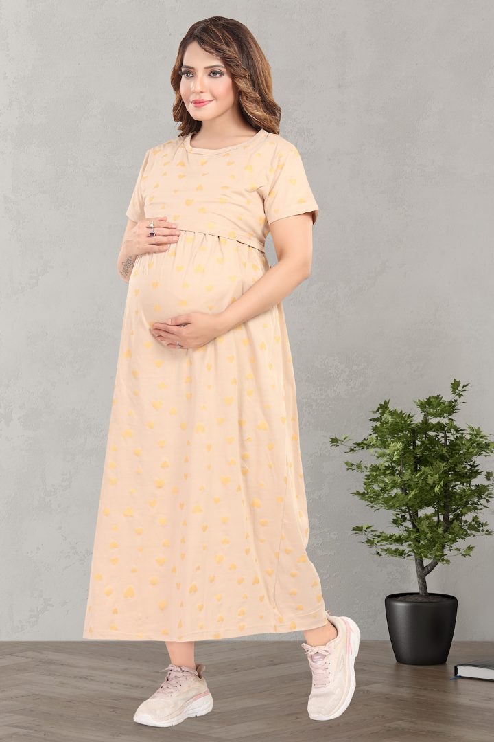 Desert Sand Shimmer Feeding Nightie