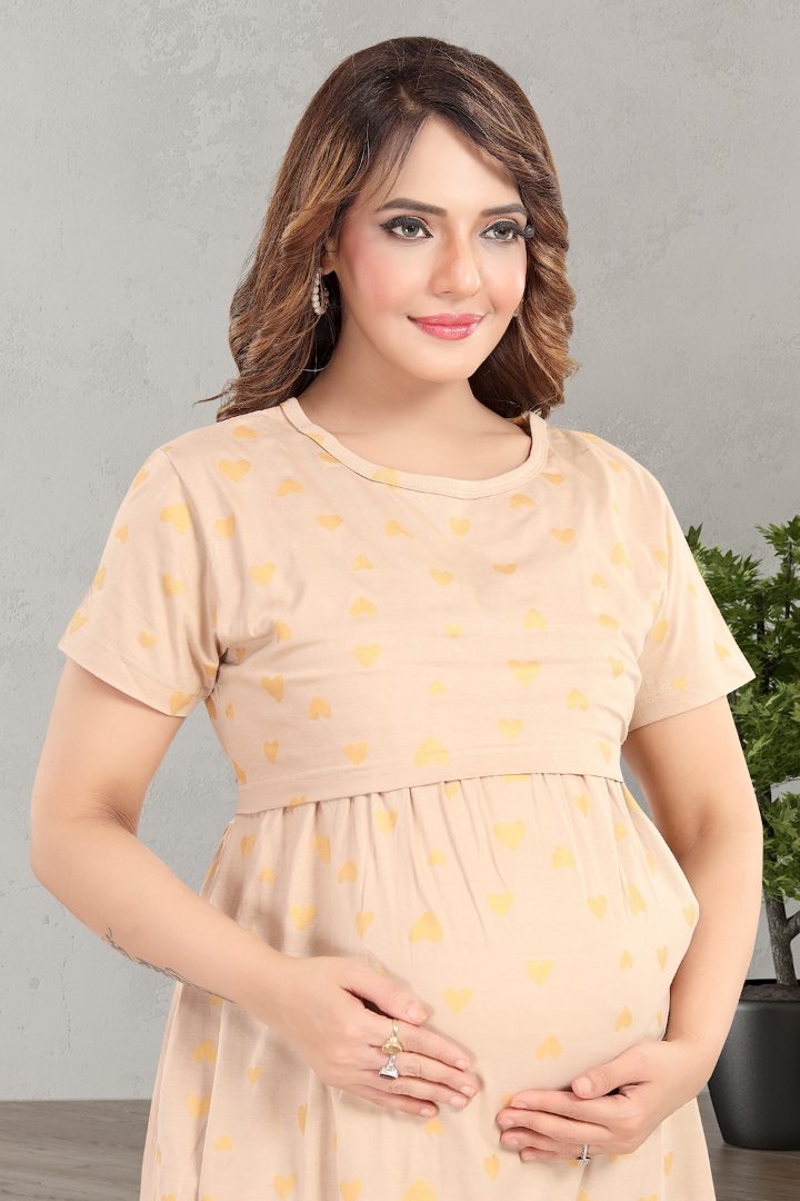 Desert Sand Shimmer Feeding Nightie