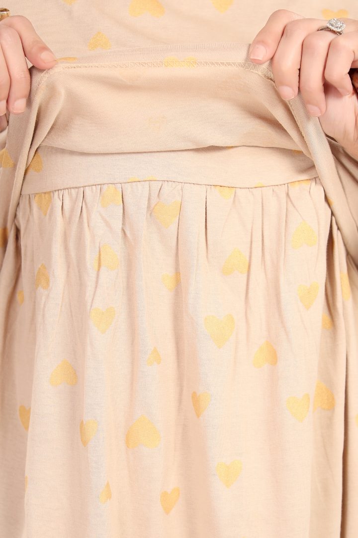 Desert Sand Shimmer Feeding Nightie