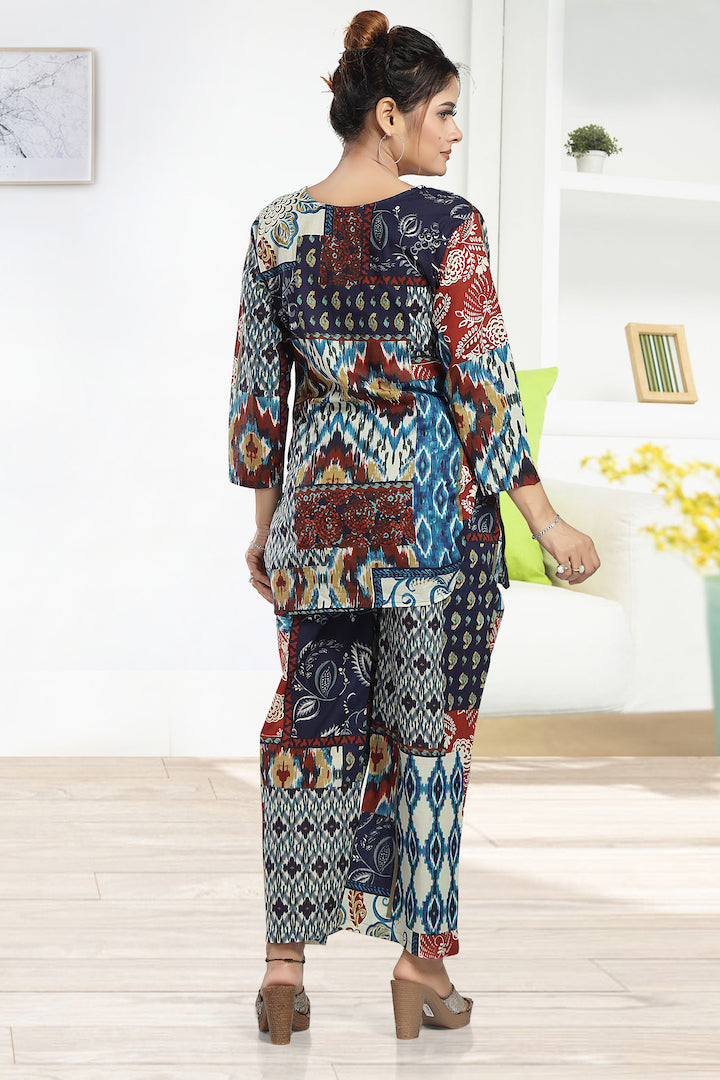 Abstract Print Postpartum Coord Set