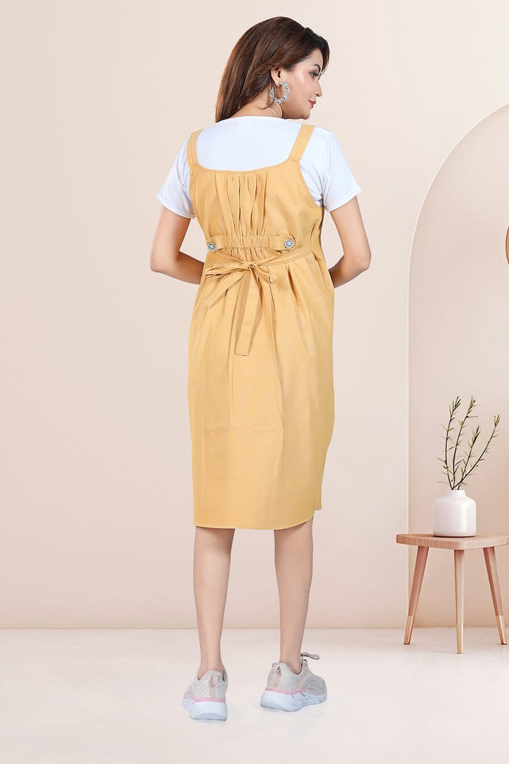 Pinafore Feeding Dress with T-shirt