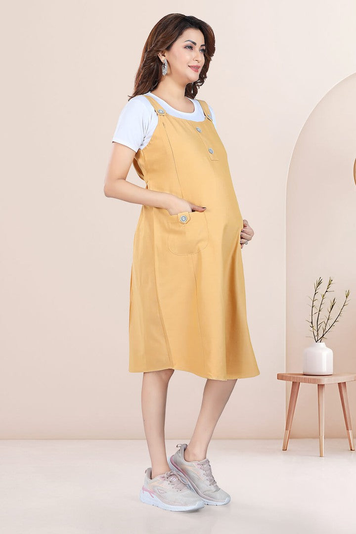 Pinafore Feeding Dress with T-shirt