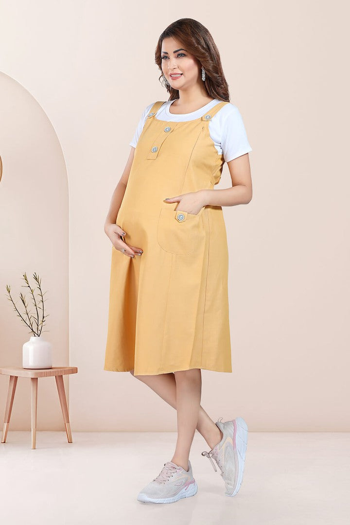 Pinafore Feeding Dress with T-shirt