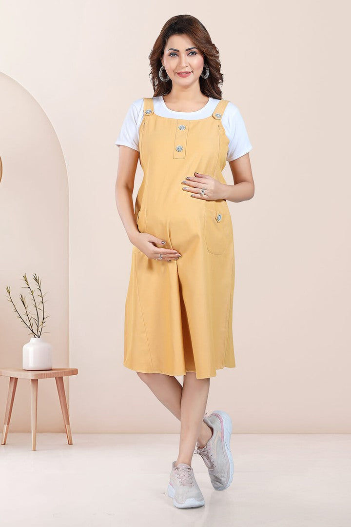 Pinafore Feeding Dress with T-shirt