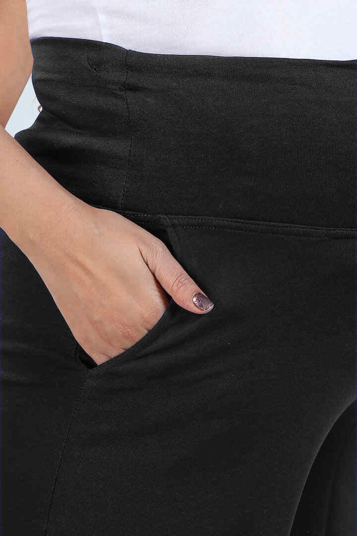 Black Wide Leg Pregnancy Pant