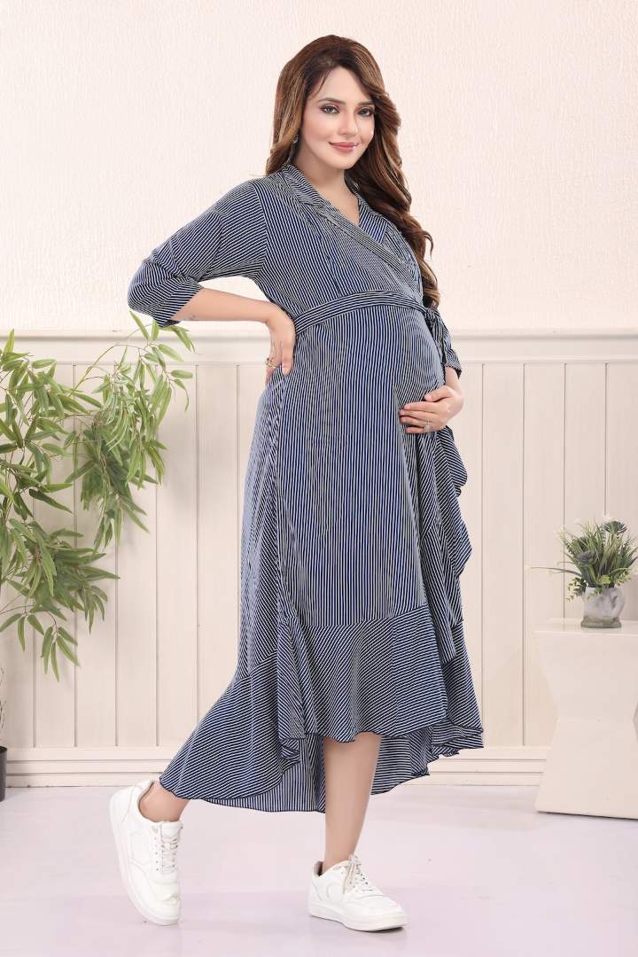 Old Navy Asymmetric Maternity Dress