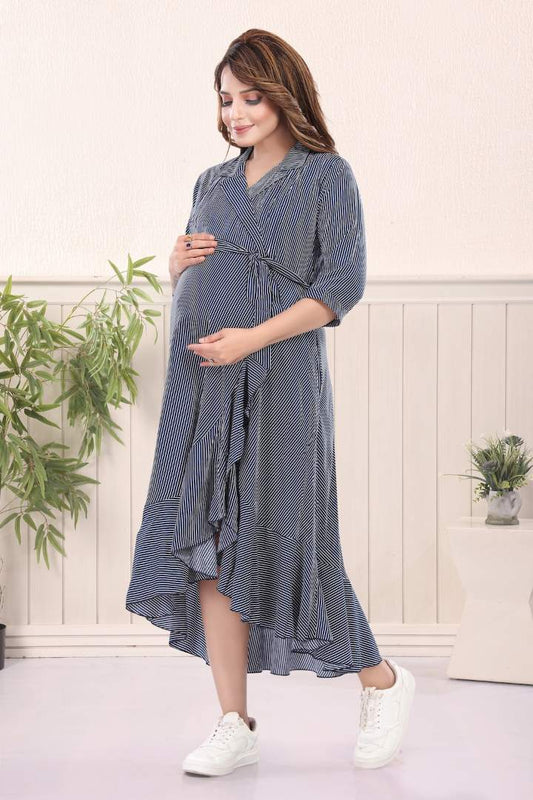 Old Navy Asymmetric Maternity Dress