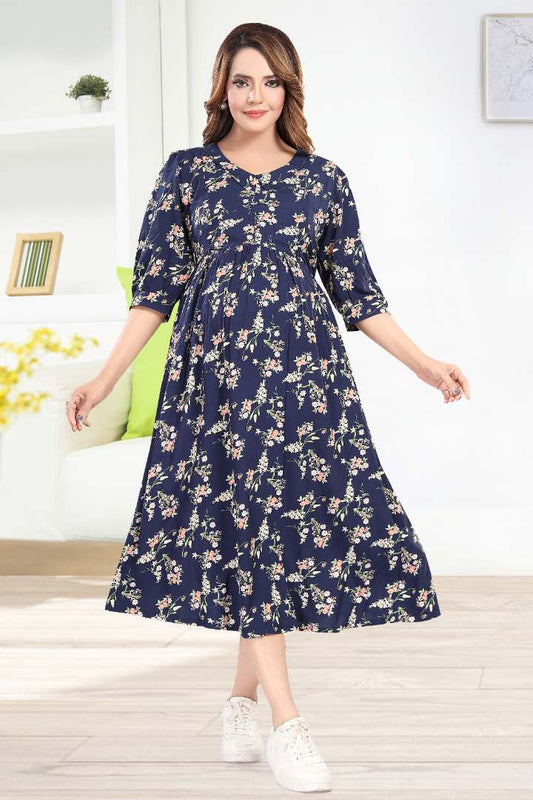 Night Sky Maternity Feeding Dress