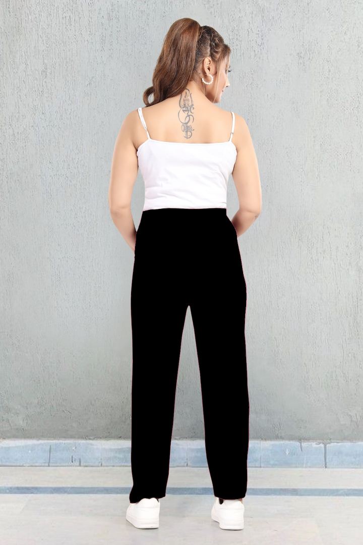 Black Maternity Straight Fit Pant