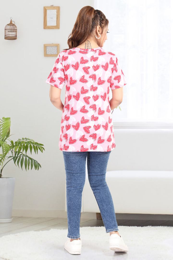 Ballet Pink Zipless Feeding T shirt