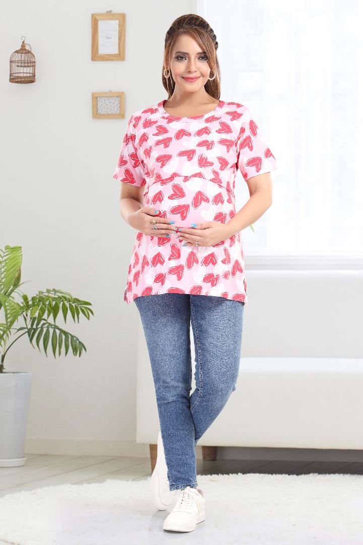 Ballet Pink Zipless Feeding T shirt