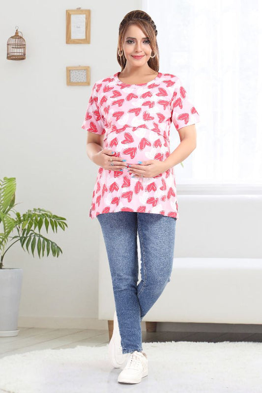 Ballet Pink Zipless Feeding T shirt