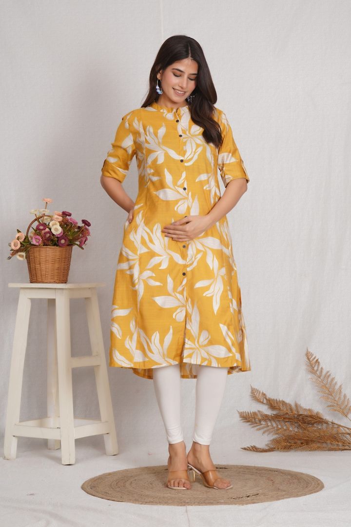 Sunshine Petals Maternity Kurta