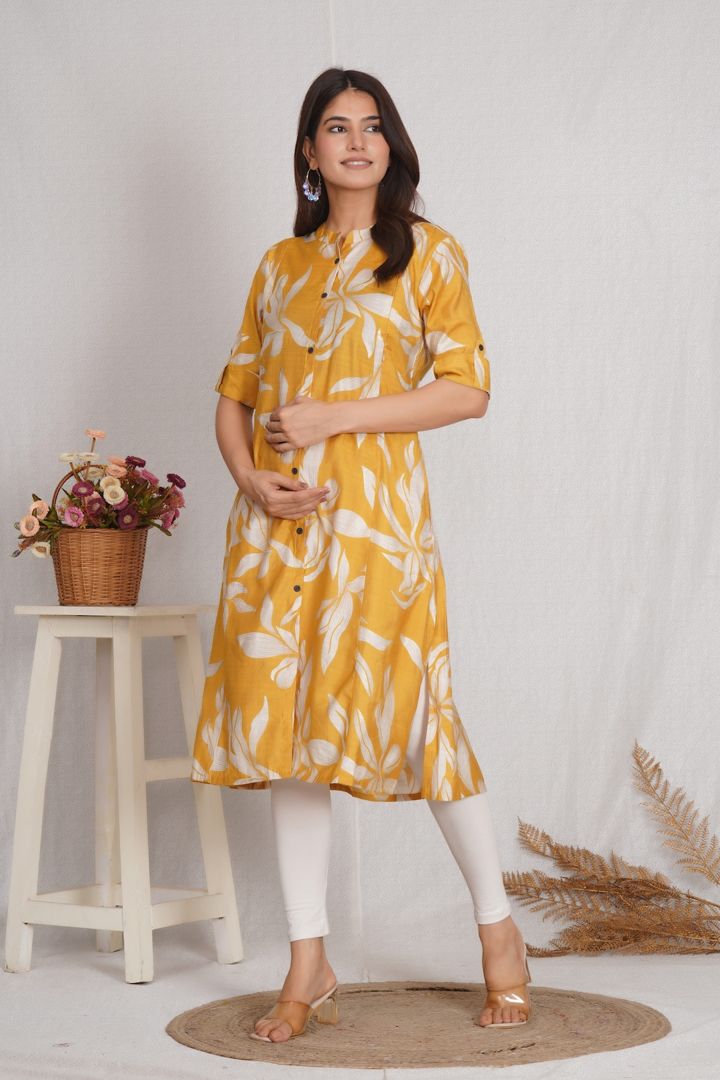 Sunshine Petals Maternity Kurta
