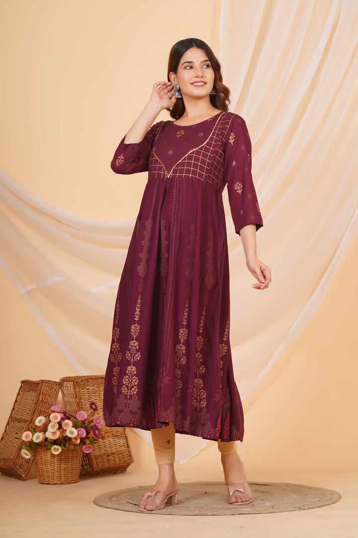 Sangria Purple Feeding Dress