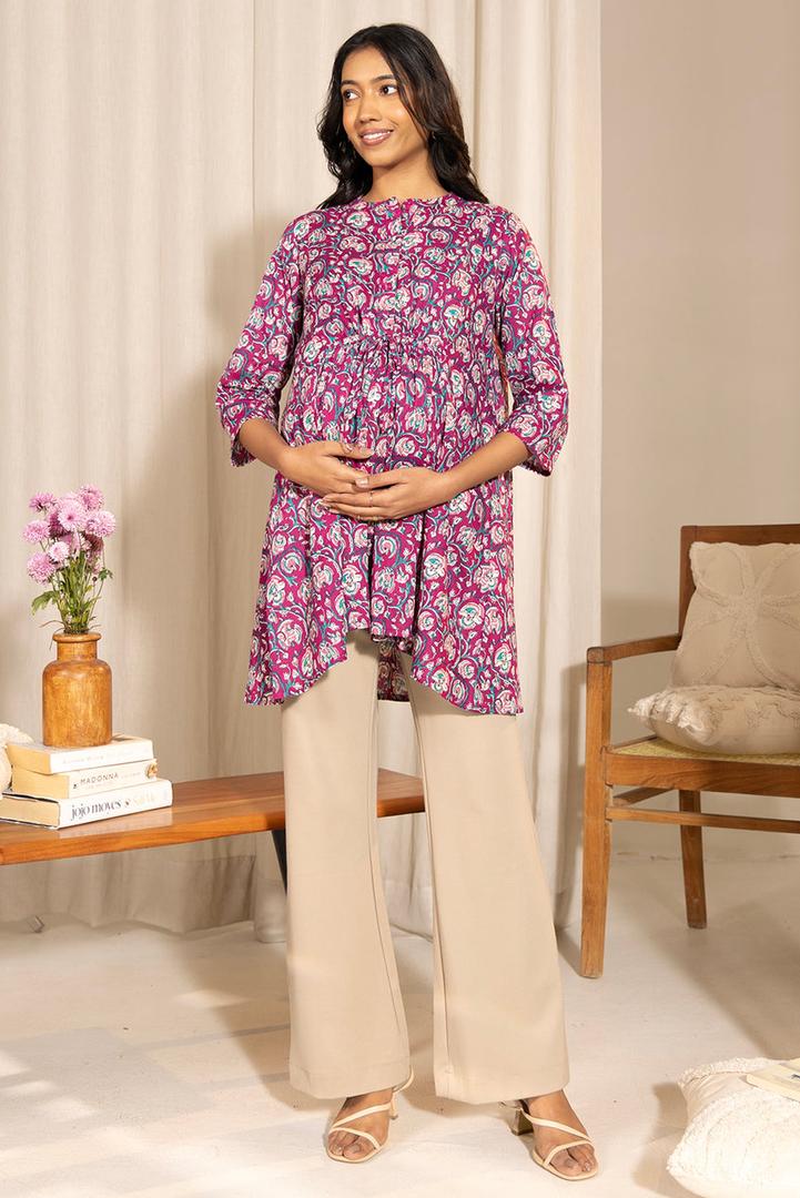 Cotton Printed Feeding Tunic