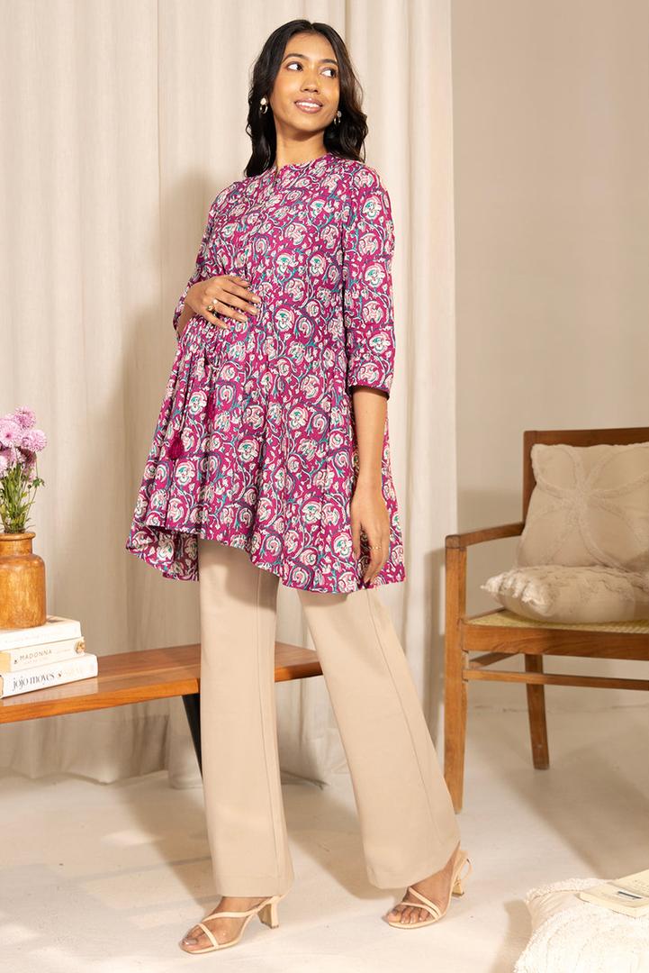 Cotton Printed Feeding Tunic