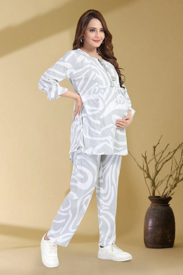 Light Pista Feeding Coord Set