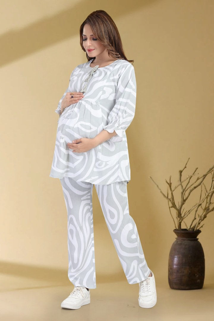 Light Pista Feeding Coord Set