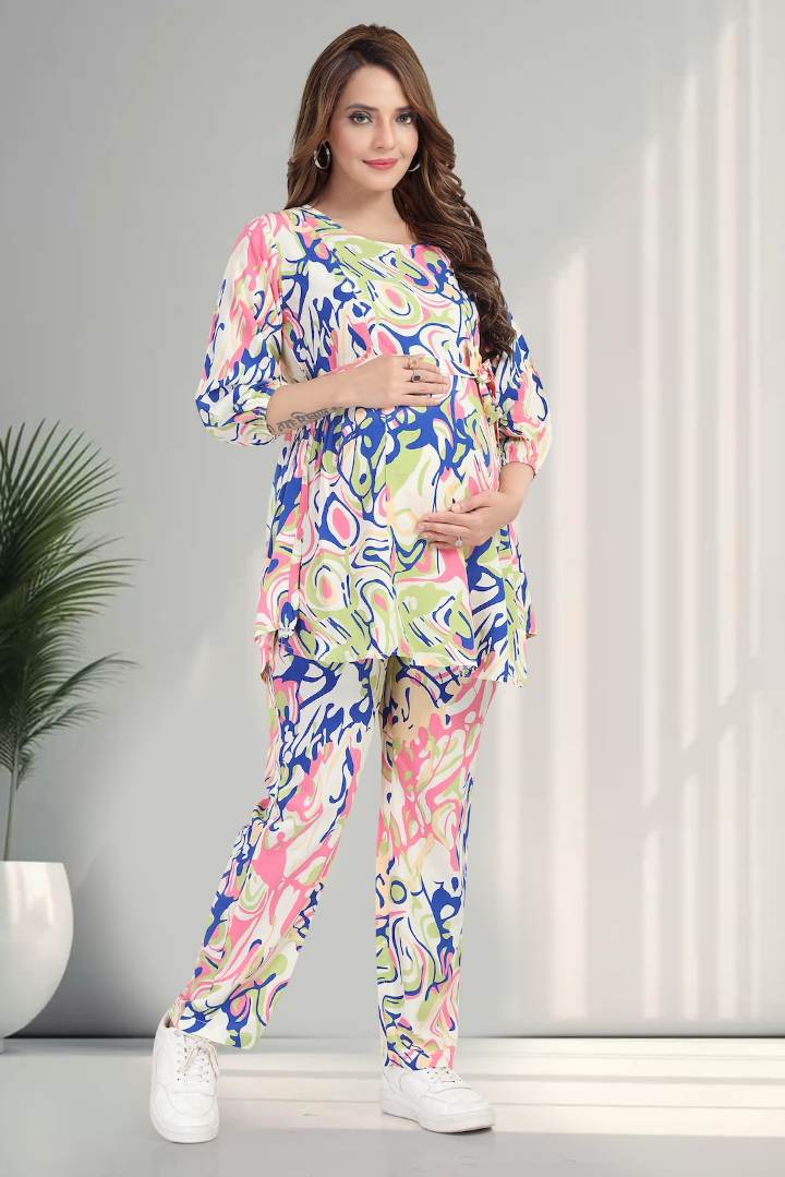 Marble Effect Feeding Coord Set