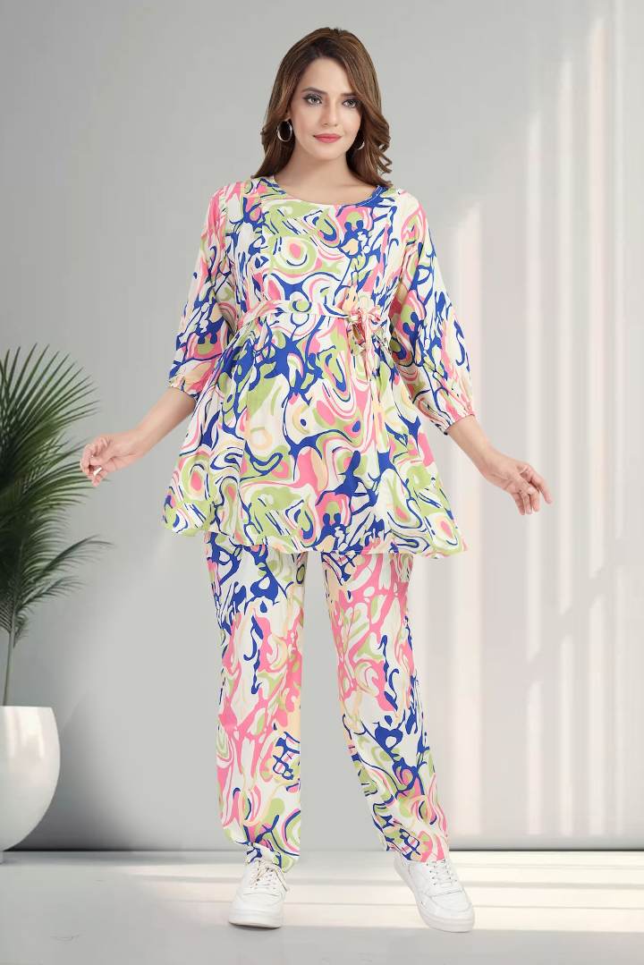 Marble Effect Feeding Coord Set