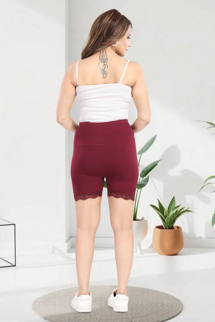Dark Maroon Maternity Bloomer