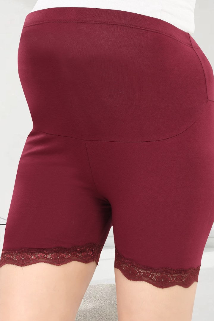Dark Maroon Maternity Bloomer