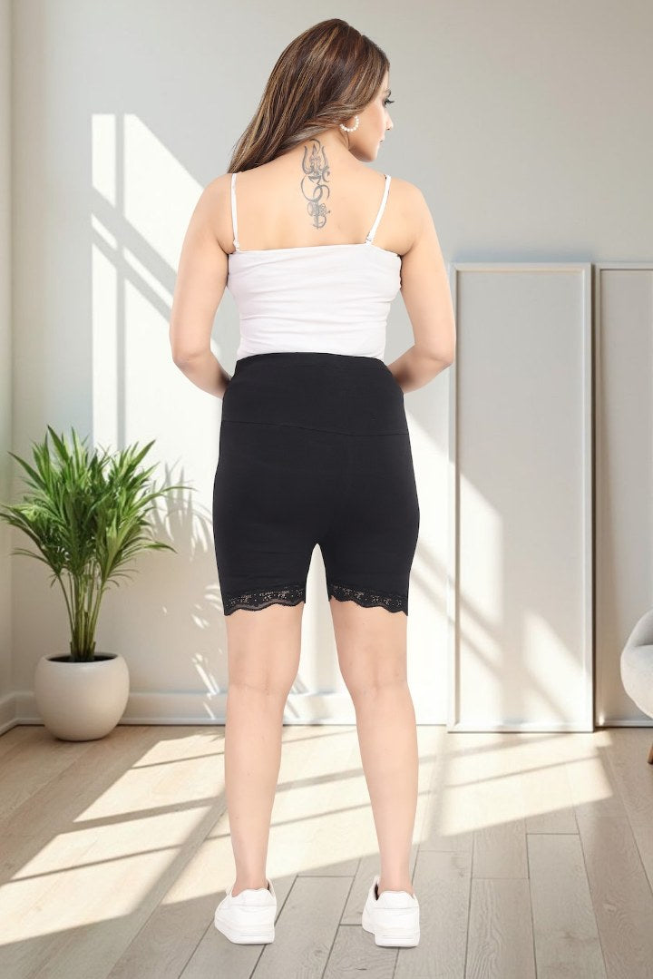 Jet Black Maternity Bloomer
